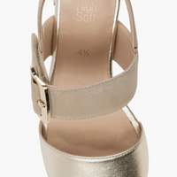 WOMEN'S ARA BORDEAUX HEEL | PLATINUM / SAND