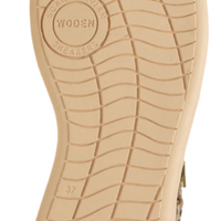WOMEN'S WODEN LINE SANDAL | LEOPARD SUEDE