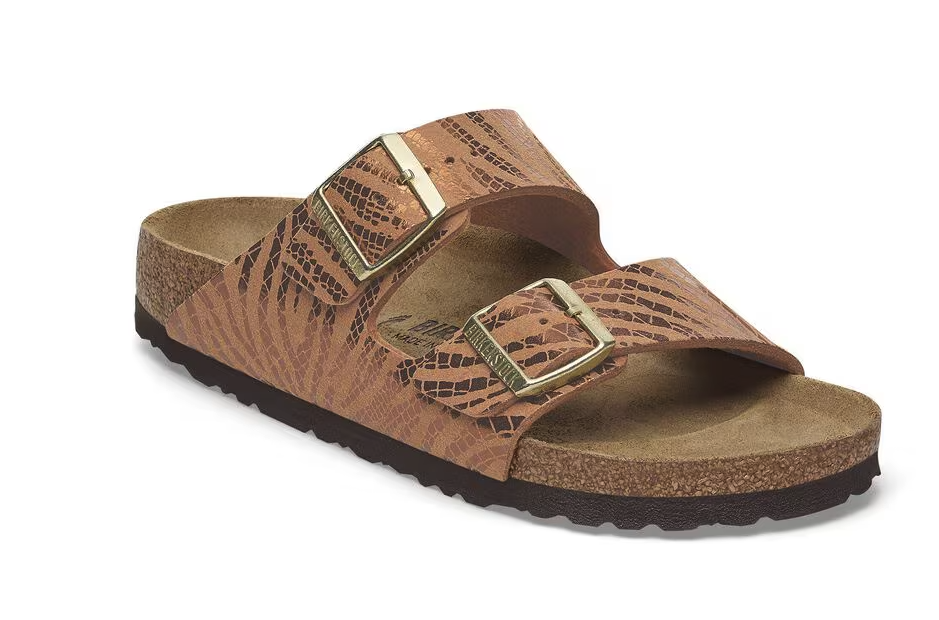 WOMEN'S BIRKENSTOCK ARIZONA | ZEBRA PECAN SYNTHETIC