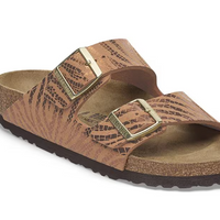 WOMEN'S BIRKENSTOCK ARIZONA | ZEBRA PECAN SYNTHETIC