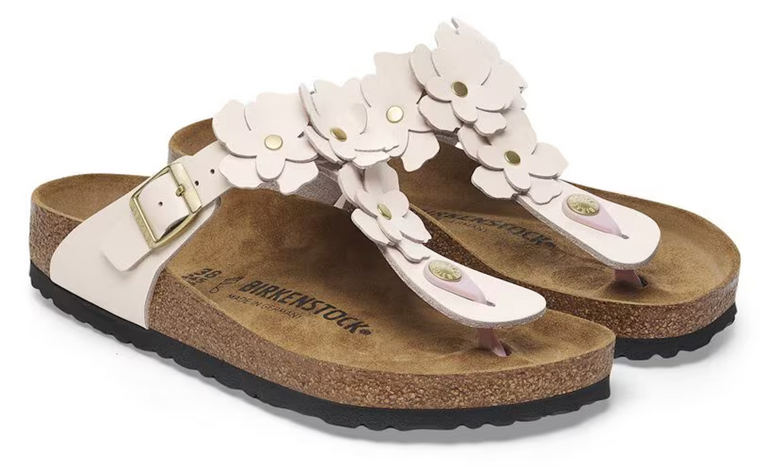WOMEN'S BIRKENSTOCK GIZEH FLOWER | LIGHT ROSE