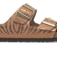 WOMEN'S BIRKENSTOCK ARIZONA | ZEBRA PECAN SYNTHETIC