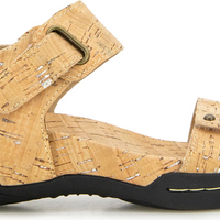 WOMEN'S JAMBU MORGAN SANDAL | CORK SHIMMER