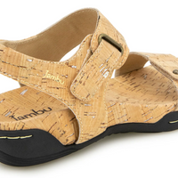 WOMEN'S JAMBU MORGAN SANDAL | CORK SHIMMER