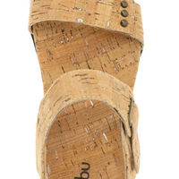 WOMEN'S JAMBU MORGAN SANDAL | CORK SHIMMER