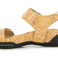 WOMEN'S JAMBU MORGAN SANDAL | CORK SHIMMER