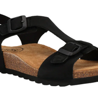WOMEN'S TAOS MVP SANDAL | BLACK SUEDE