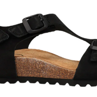WOMEN'S TAOS MVP SANDAL | BLACK SUEDE