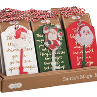 MUDPIE SANTA MAGIC KEY TAGS