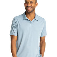 MEN'S FREE FLY ELEVATE POLO | BLUE FOG