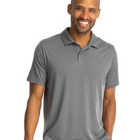 MEN'S FREE FLY ELEVATE POLO | SMOKE