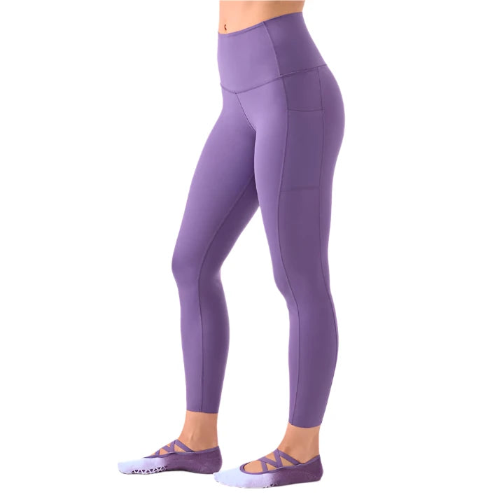 WOMEN'S TAVI TAVISCULPT® HIGH WAISTED POCKET 7/8 LEGGINGS | GRAPE