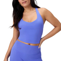 WOMEN'S FABLETICS ANYWHERE PURELUXE BUILT IN BRA TANK | SAPHIRE SKY