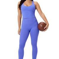 WOMEN'S FABLETICS ANYWHERE PURELUXE BUILT IN BRA TANK | SAPHIRE SKY