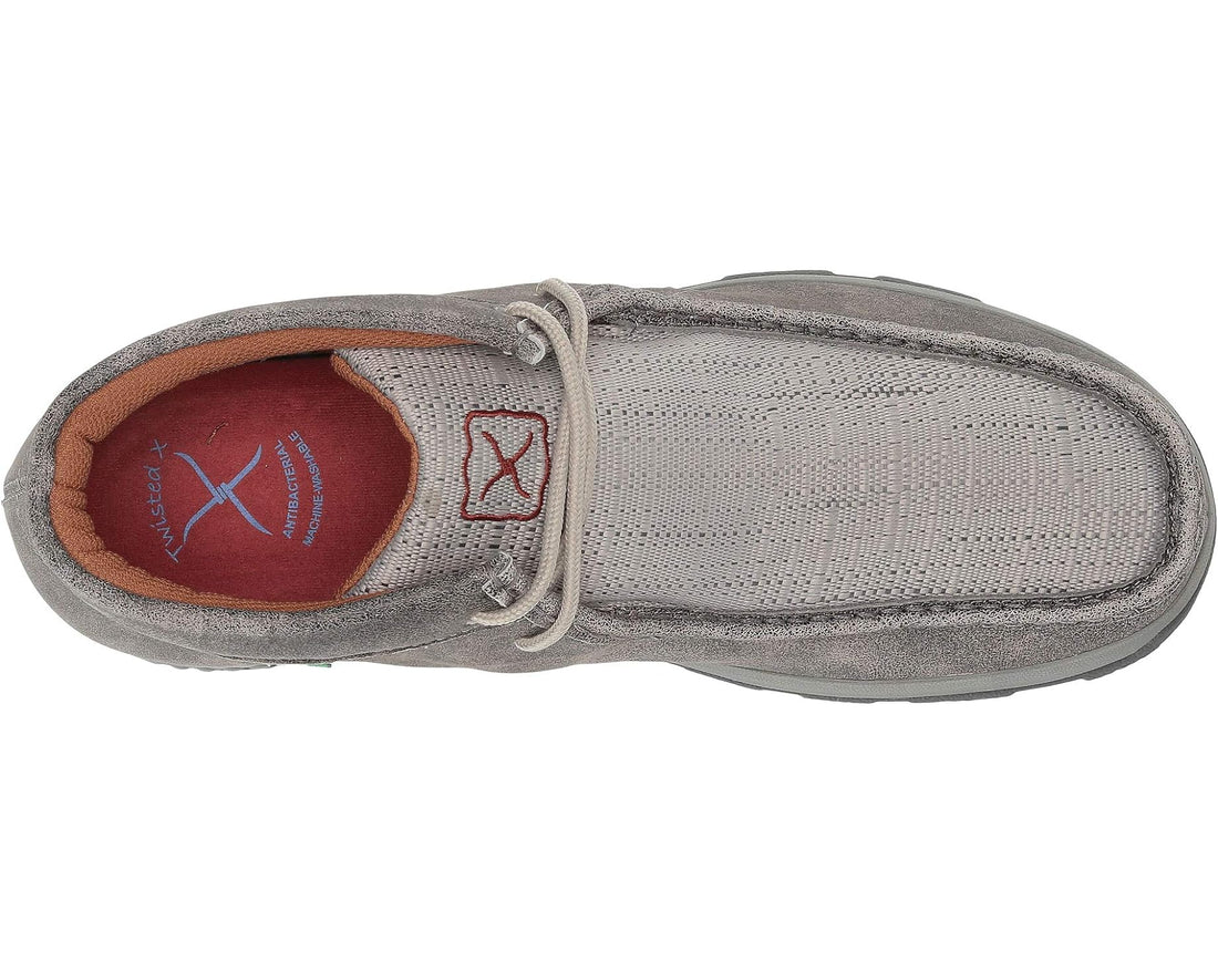 MEN'S TWISTED X CHUKKA DRIVING MOC | GREY - LIGHT GREY