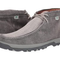 MEN'S TWISTED X CHUKKA DRIVING MOC | GREY - LIGHT GREY