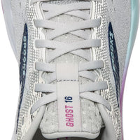 WOMEN'S BROOKS GHOST 16 | WHITE / GREY / ESTATE BLUE