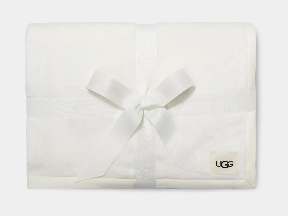 UGG DUFFIELD II THROW BLANKET CREAM Randy s Shoes