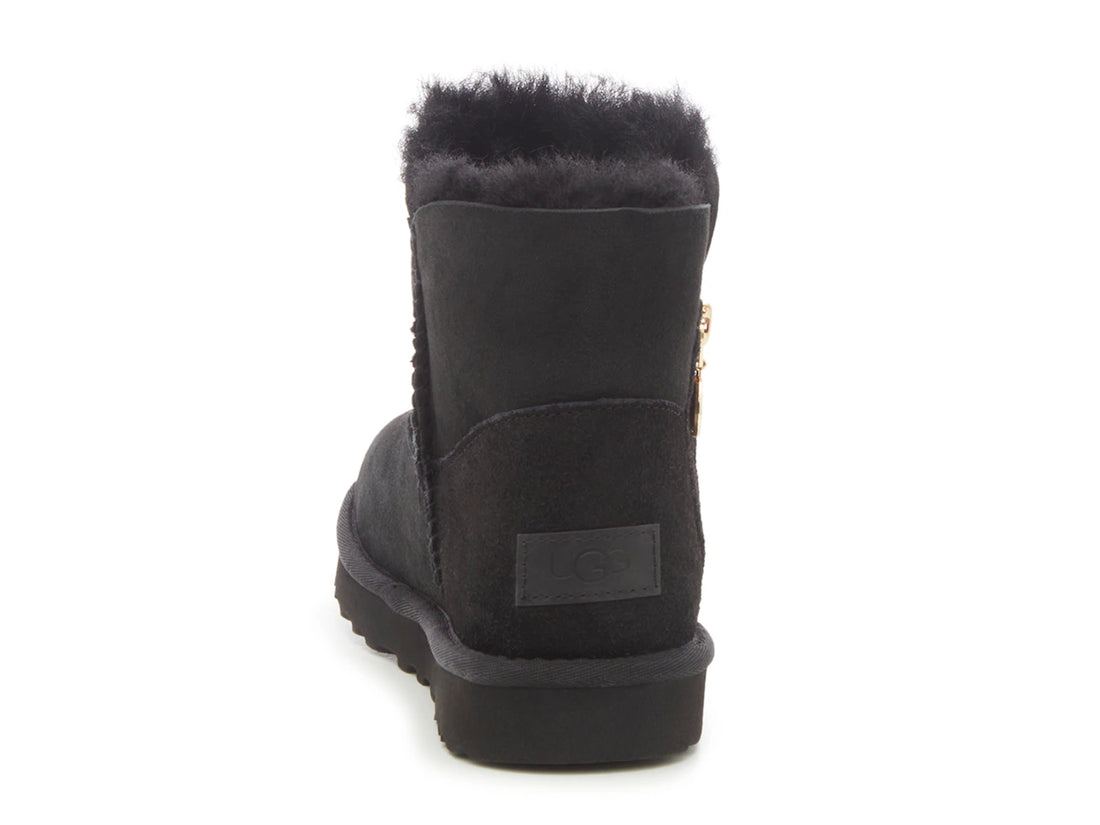 WOMEN'S UGG CLASSIC MINI BAILEY ZIP BOOT | BLACK
