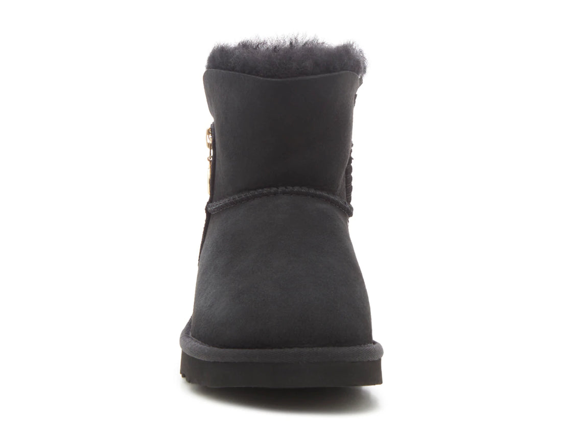 WOMEN'S UGG CLASSIC MINI BAILEY ZIP BOOT | BLACK
