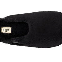 WOMENS UGG FUZZ SUGAR SLIDE BLACK SLIPPER | BLACK