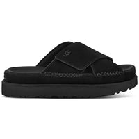 WOMEN'S UGG GOLDENSTAR CROSS SLIDE SANDAL | BLACK