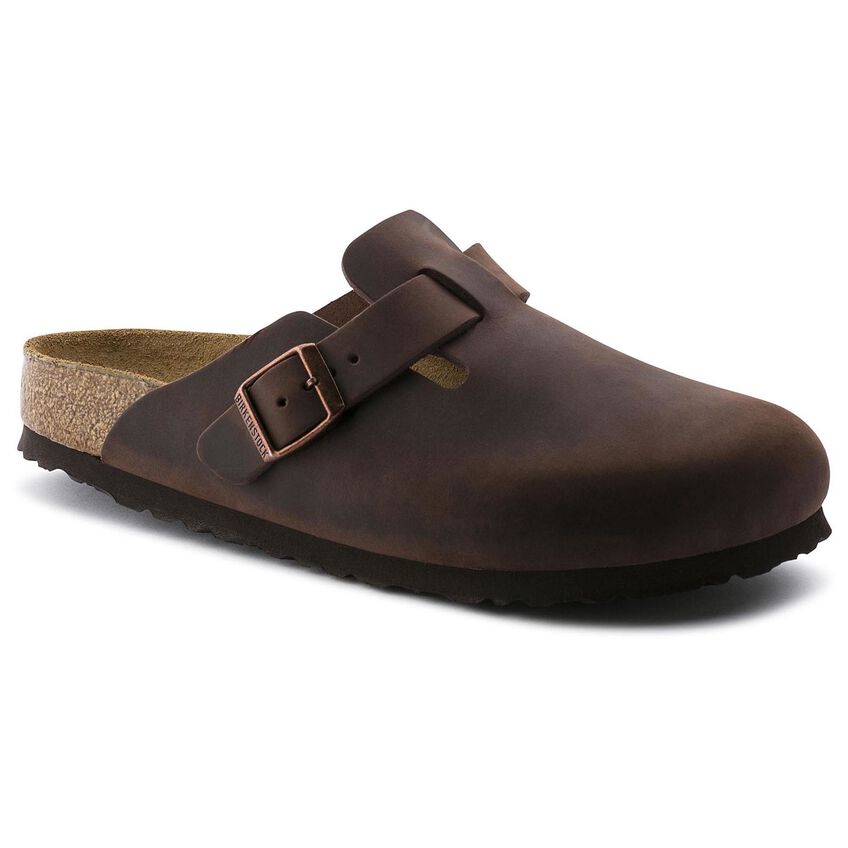 UNISEX BIRKENSTOCK BOSTON SOFT FOOT BED | HABANA LEATHER – Randy's