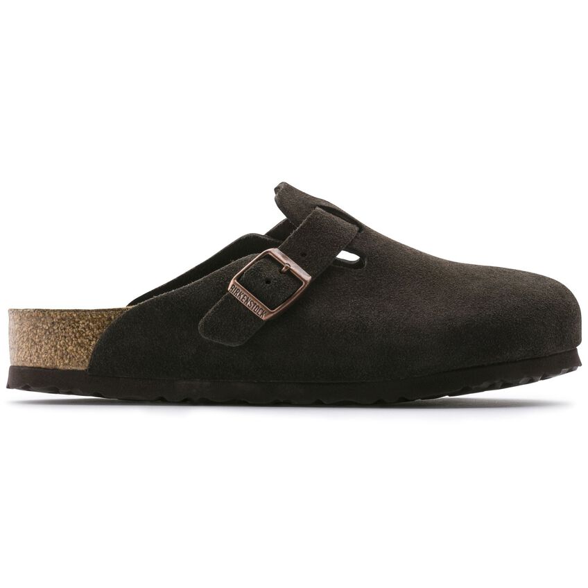 UNISEX BIRKENSTOCK BOSTON SOFT FOOT BED | MOCHA – Randy's Shoes