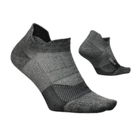 UNISEX FEETURES ELITE ULTRA LIGHT CUSHION NO SHOW SOCKS | GRAY