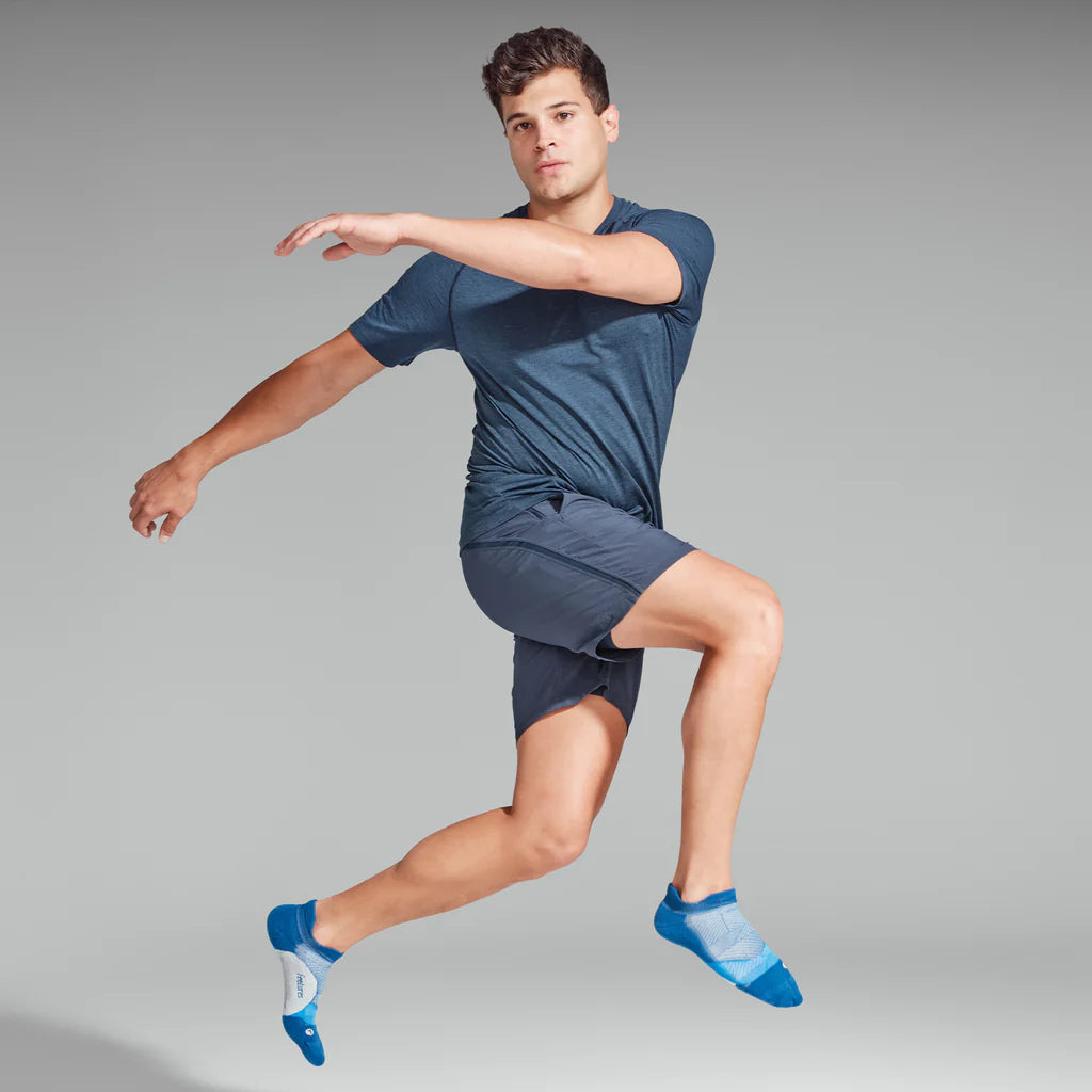 UNISEX FEETURES ELITE LIGHT CUSHION NO SHOW | NAVY MIST