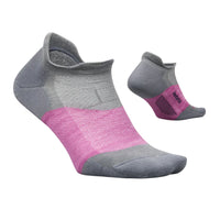 UNISEX FEETURES MERINO 10 ULTRALIGHT NO SHOW TAB SOCKS | AMETHYST GRAY