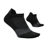 UNISEX FEETURES MERINO 10 ULTRALIGHT NO SHOW TAB SOCKS | CHARCOAL