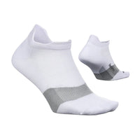 UNISEX FEETURES MERINO 10 ULTRALIGHT NO SHOW TAB SOCKS | WHITE