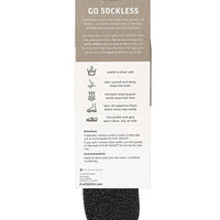UNISEX FLAT SOCKS CURLY PILE | BLACK