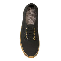 UNISEX FLAT SOCKS FAUX FUR  | CHESTNUT