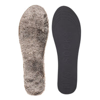 UNISEX FLAT SOCKS FAUX FUR  | CHESTNUT