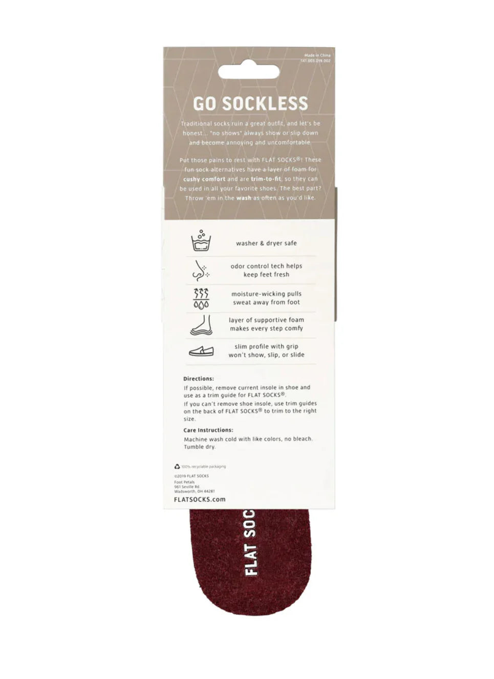 UNISEX FLAT SOCKS | ELECTRIC MAGENTA