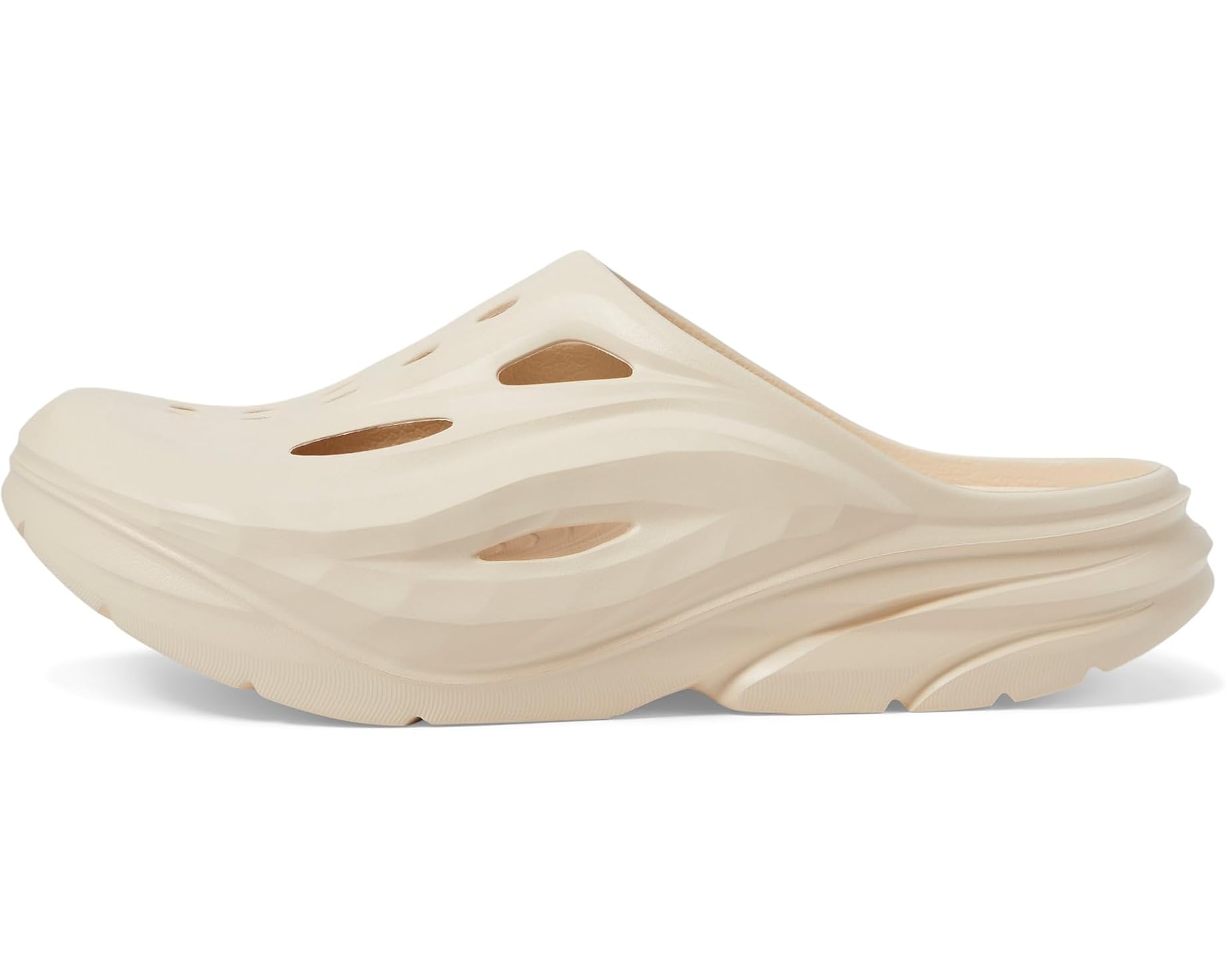 UNISEX HOKA ORA RECOVERY MULE | VANILLA / VANILLA – Randy's Shoes
