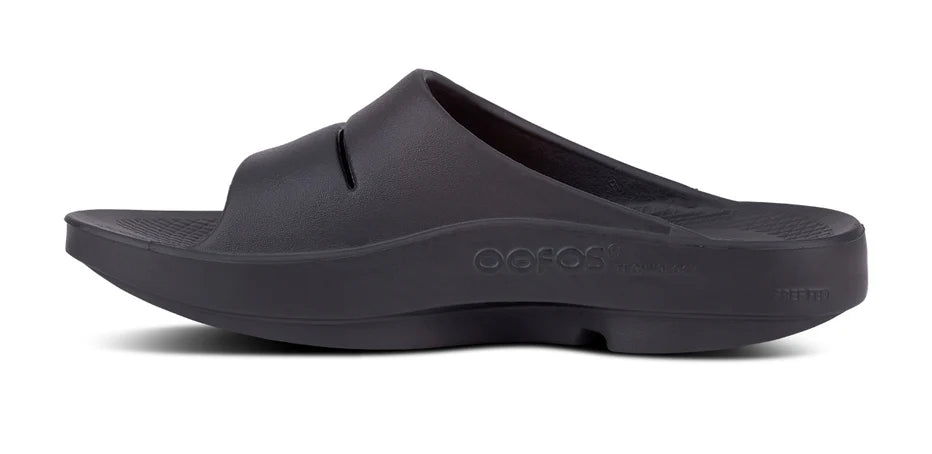 UNISEX OOFOS OOAHH SLIDE | BLACK