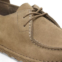 UNISEX BIRKENSTOCK UTTI LACE | GRAY TAUPE SUEDE LEATHER