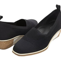WOMEN'S VANELI GALEN WEDGE | BLACK KNIT STRETCH