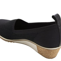 WOMEN'S VANELI GALEN WEDGE | BLACK KNIT STRETCH