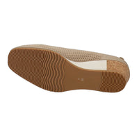 WOMEN'S VANELI GALEN WEDGE | ECRU KNIT STRETCH