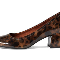 WOMEN'S VIONIC CARMEL DRESS PUMP | BLACK LEOPARD