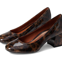 WOMEN'S VIONIC CARMEL DRESS PUMP | BLACK LEOPARD