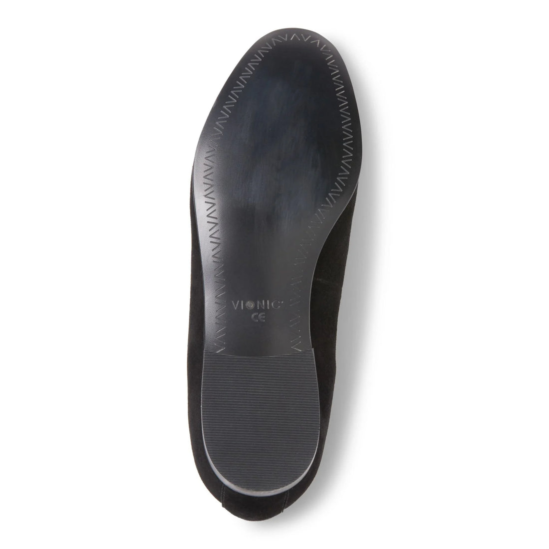 WOMEN'S VIONIC WILLA FLAT | BLACK SUEDE