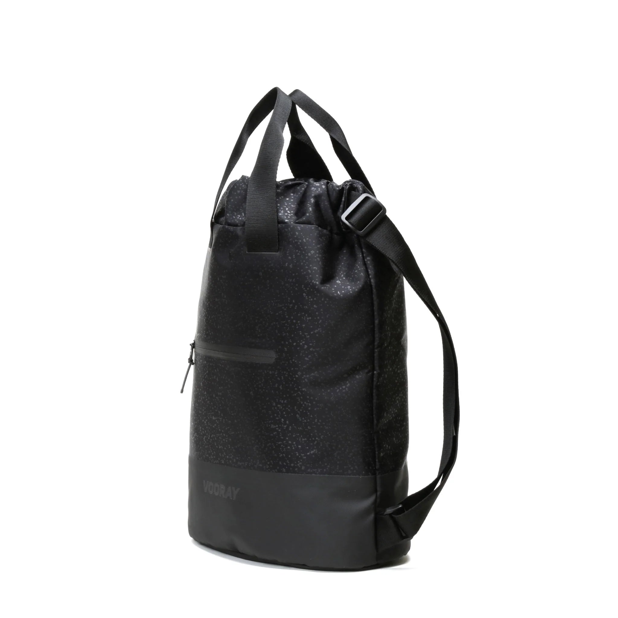 Vooray Flex Cinch Heather Gray and Black Backpack Amazon.com | VOORAY 23L Flex Cinch Drawstring Backpack  main image 4