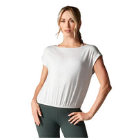 WOMEN'S TAVI VOYAGE BOATNECK TEE | ASH