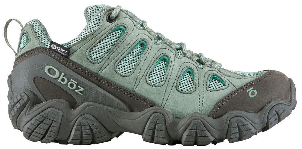WOMEN'S OBOZ SAWTOOTH II LOW WATERPROOF | PALE MOSS