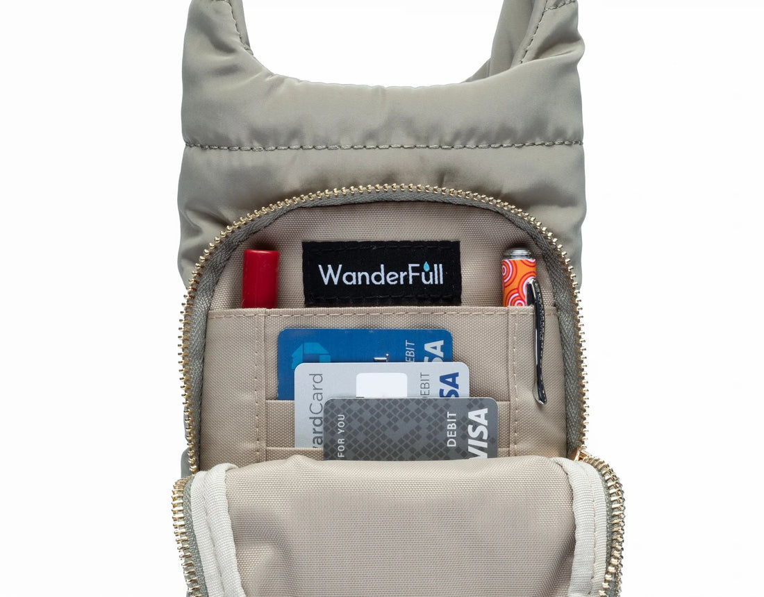 WANDERFULL HYDROBAG | SAGE GREEN WITH SAGE AND TAN STRAP